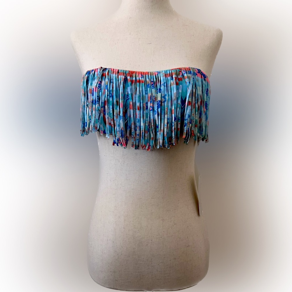 L*Space by Monica Wise -Size: Small- Reversible Swimsuit Top -New With Tags